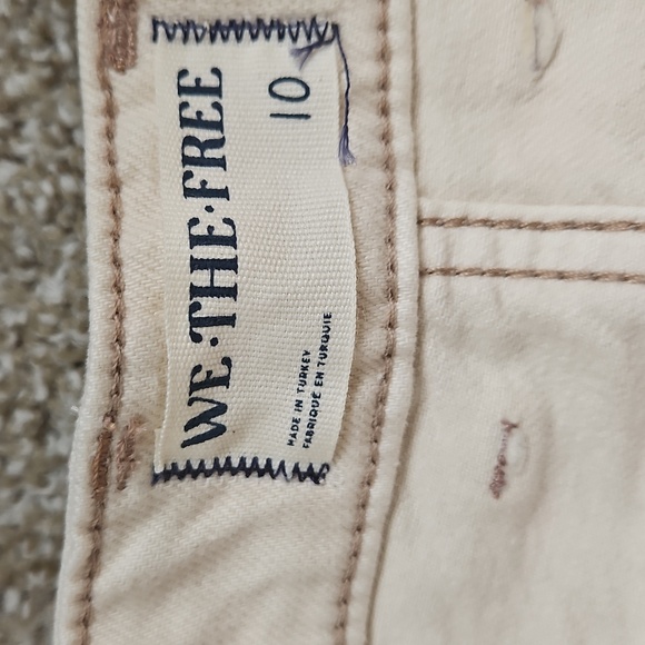 NWT Wisp Ivory Sz 10Free People We The Free Come As You Are Denim Maxi Skirt - Picture 5 of 10